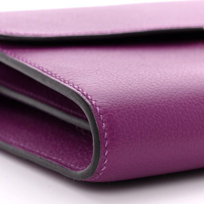 Hermes Evercolor Constance Wallet To Go Anemone 9 of 10