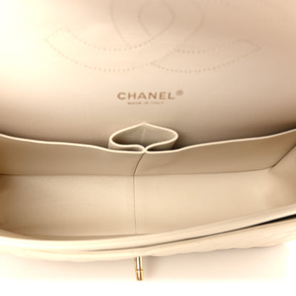 Chanel Caviar Quilted Jumbo Double Flap White 5 of 11