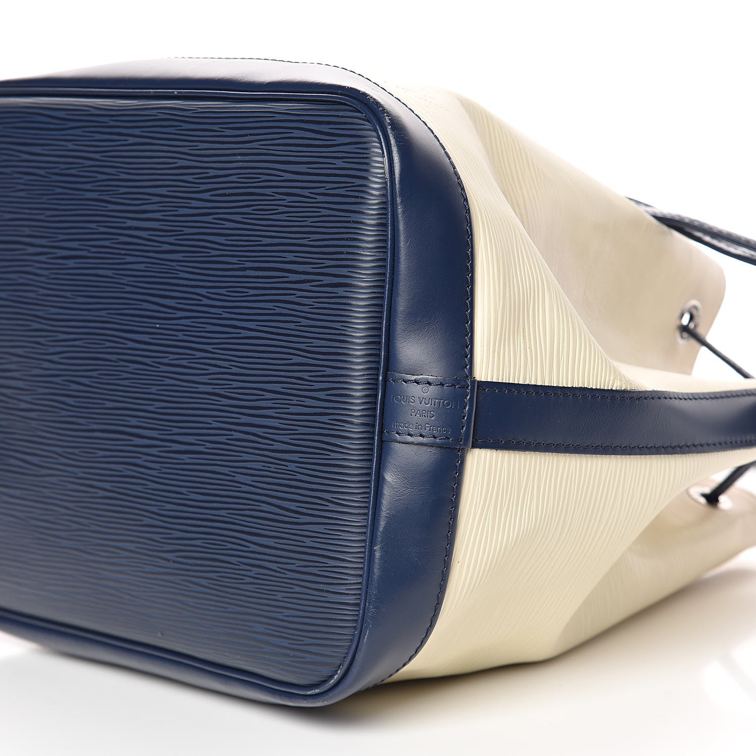 Louis Vuitton Epi Petit Bi-Color Noe Ivory Indigo 9 of 16