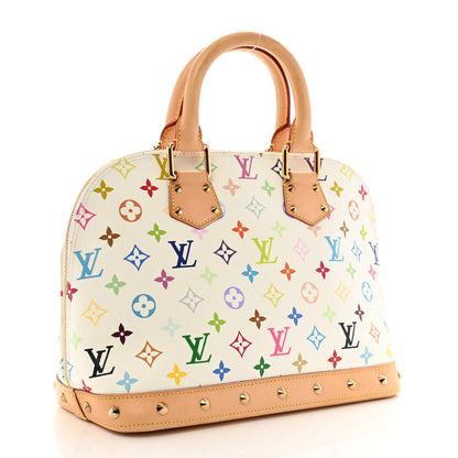 Louis Vuitton Monogram Multicolor Alma White 3 of 11