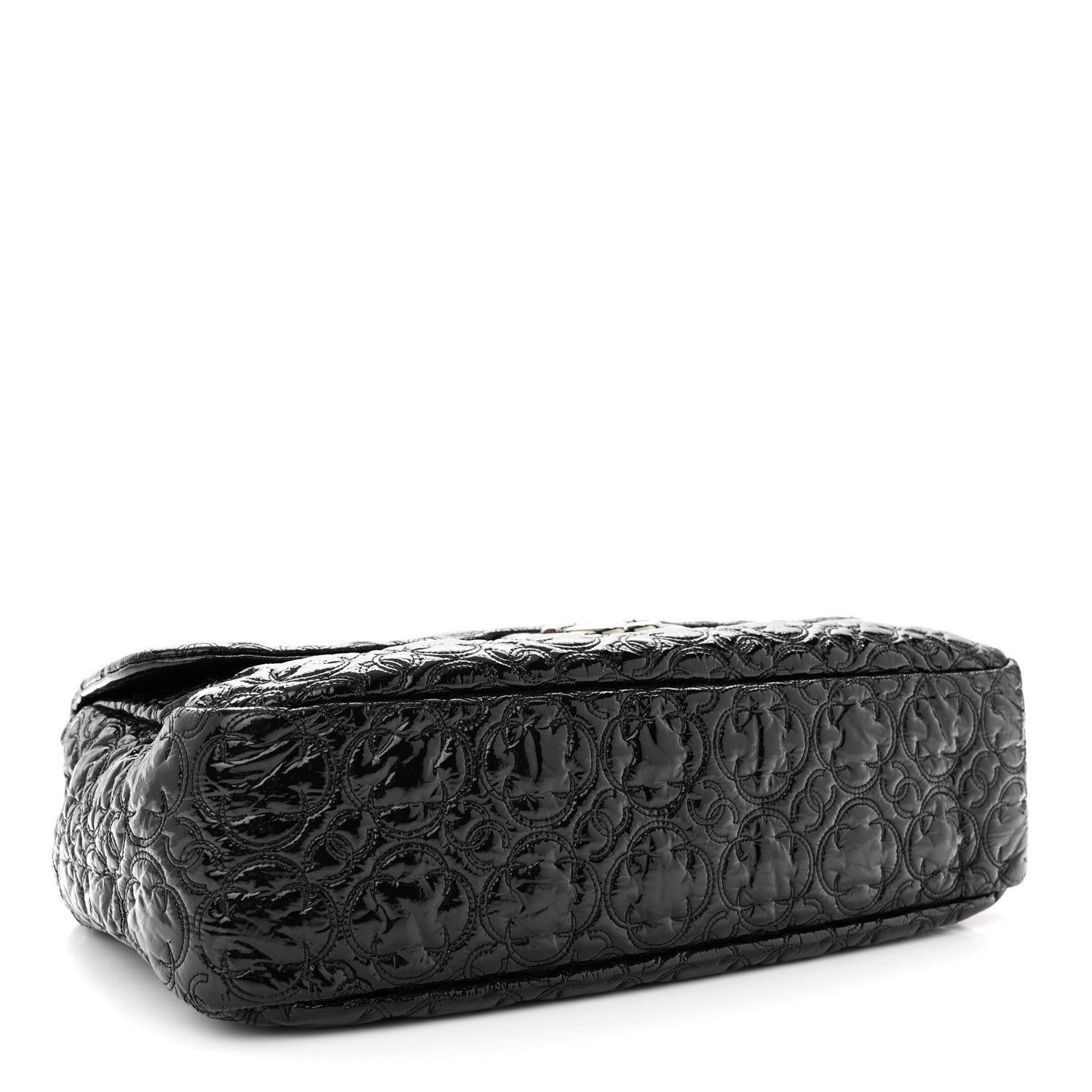 Chanel Vinyl Rock In Moscow Single Flap Black 4 of 10