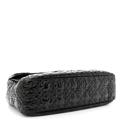 Chanel Vinyl Rock In Moscow Single Flap Black 4 of 10