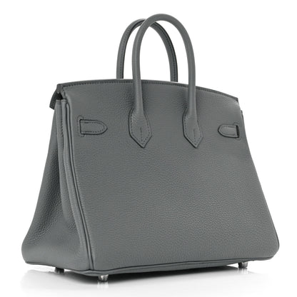 Hermes Togo Birkin 25 Vert Amande 3 of 11