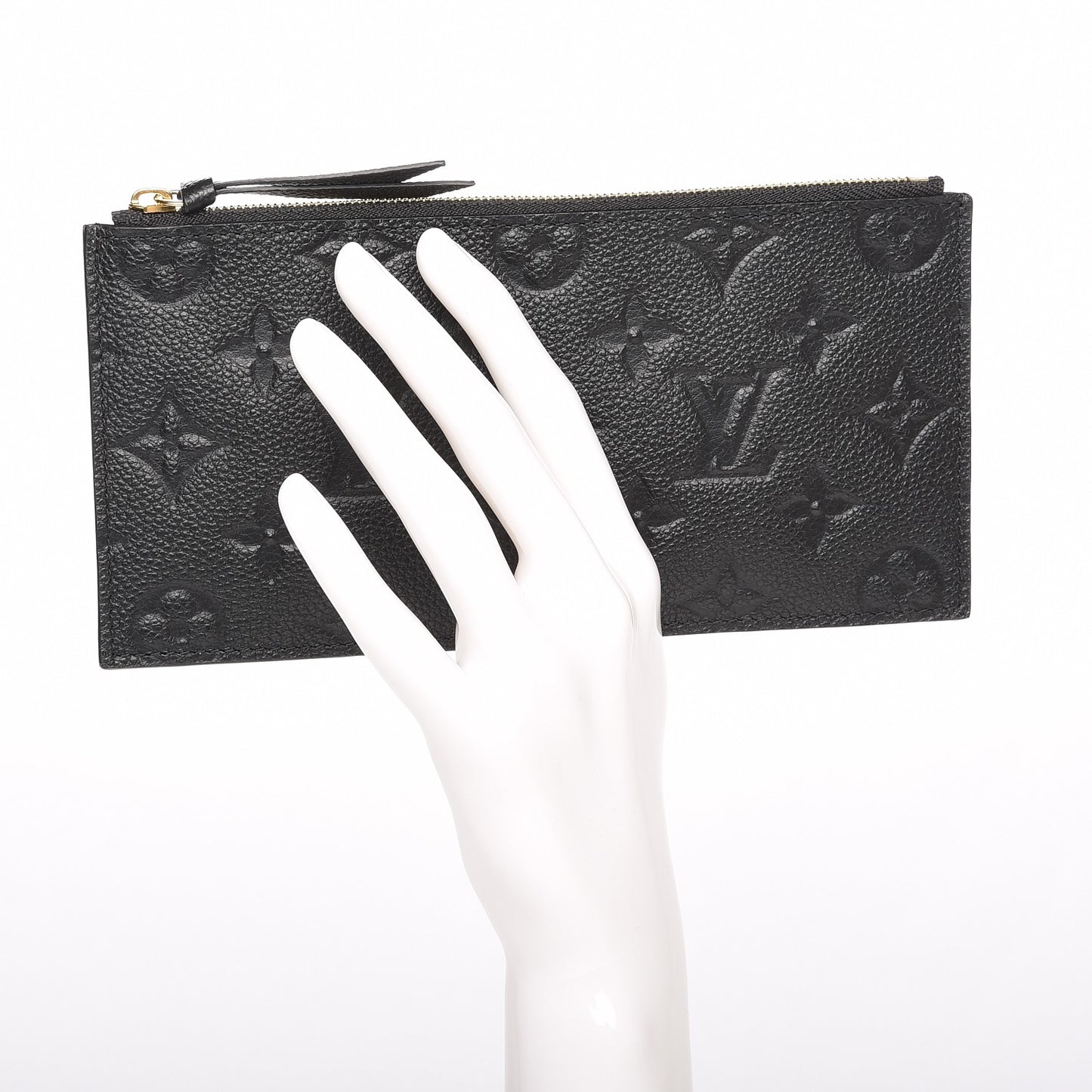 Empreinte Felicie Chain Wallet Zippered Insert Black