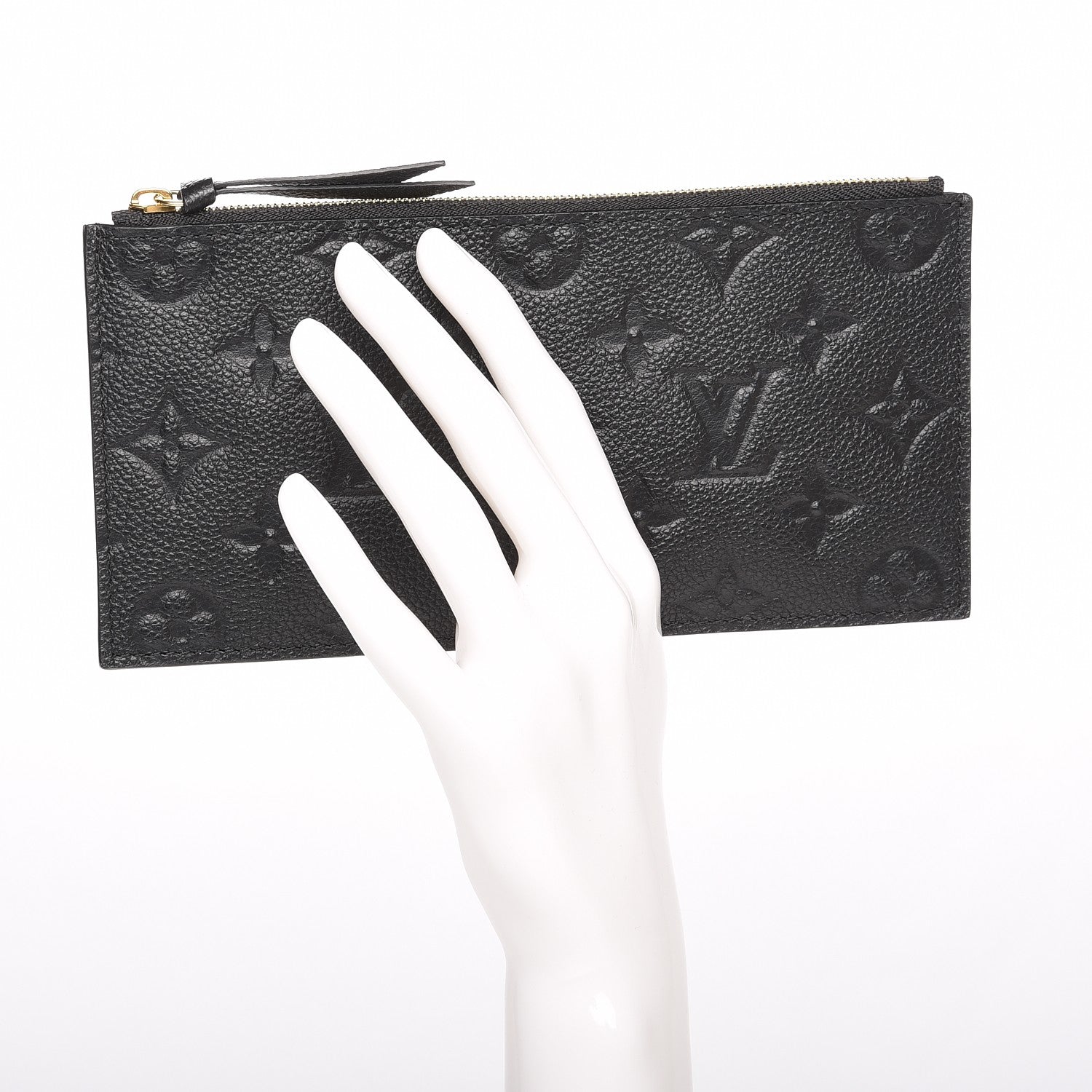 Louis Vuitton Empreinte Felicie Chain Wallet Zippered Insert Black 2 of 6