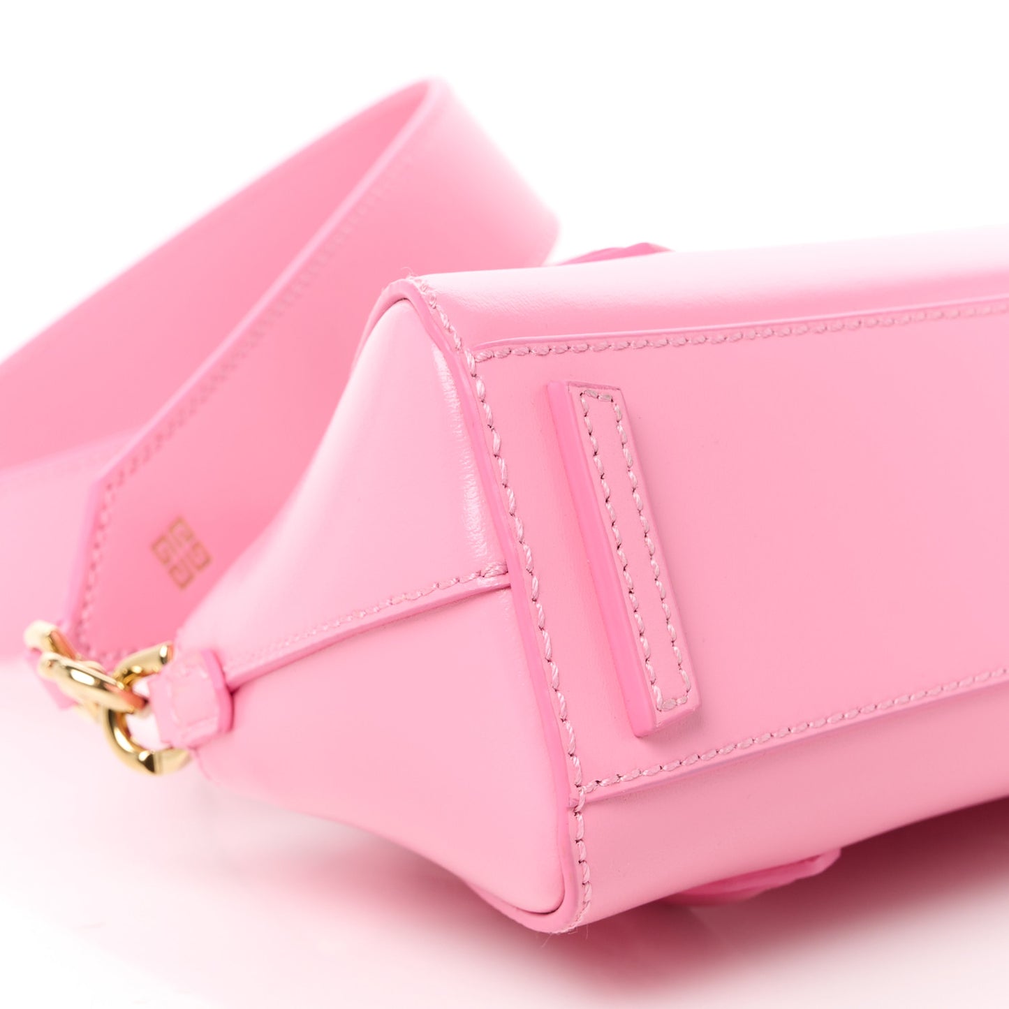 Box Calfskin Mini Antigona Stretch Bright Pink