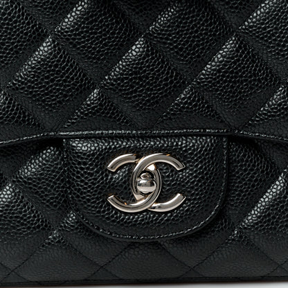 Chanel Caviar Quilted Maxi Single Flap Black 9 of 12