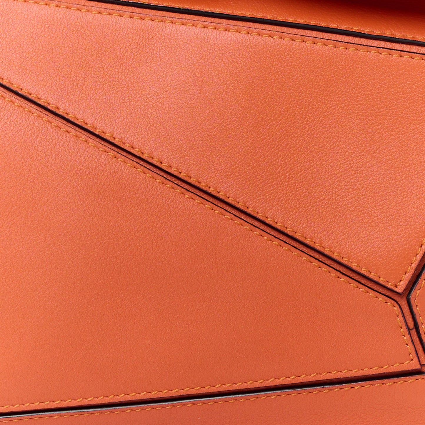Calfskin Small Puzzle Bag Coral