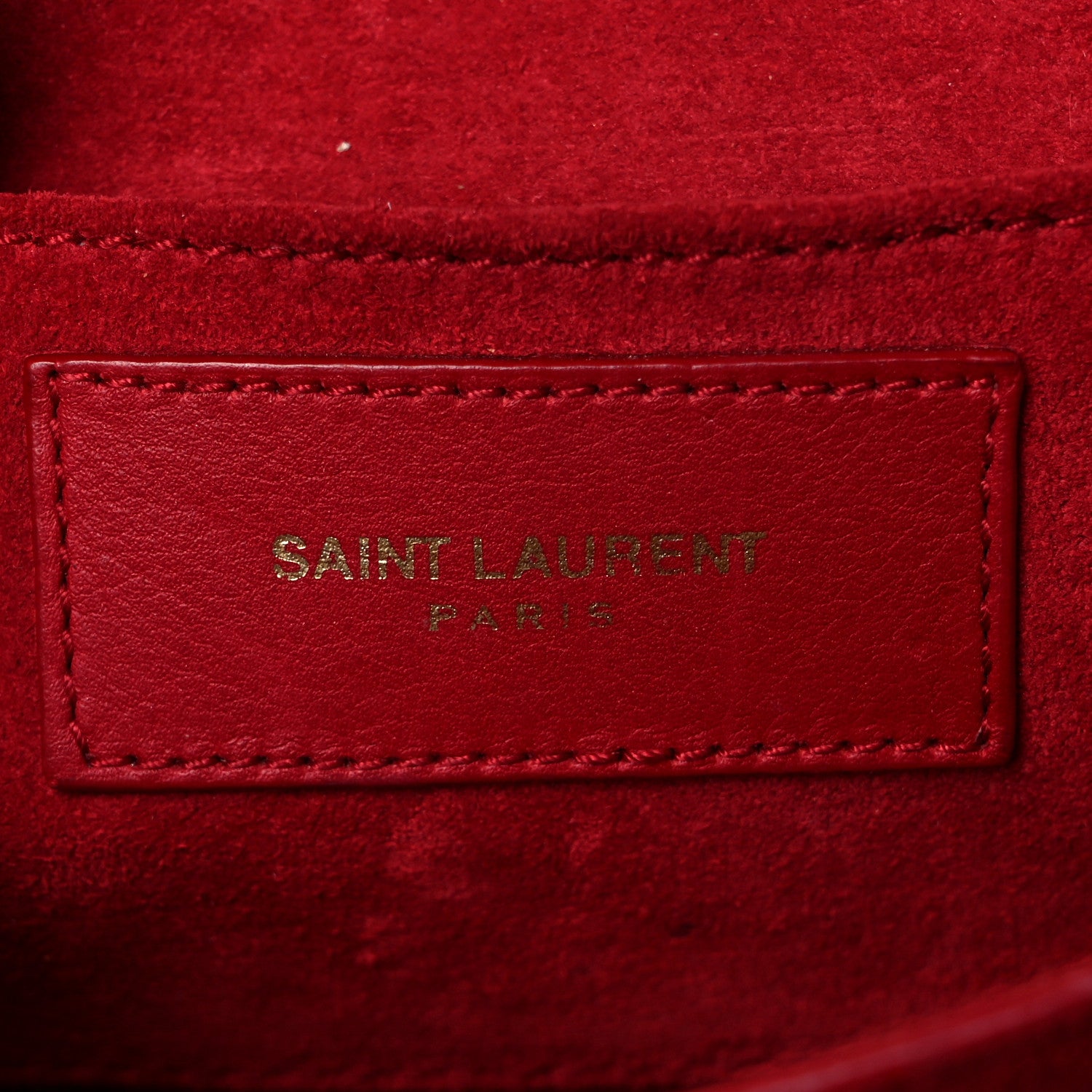 Saint Laurent Calfskin Small Classic Y Satchel Bag Rouge Orient 5 of 10