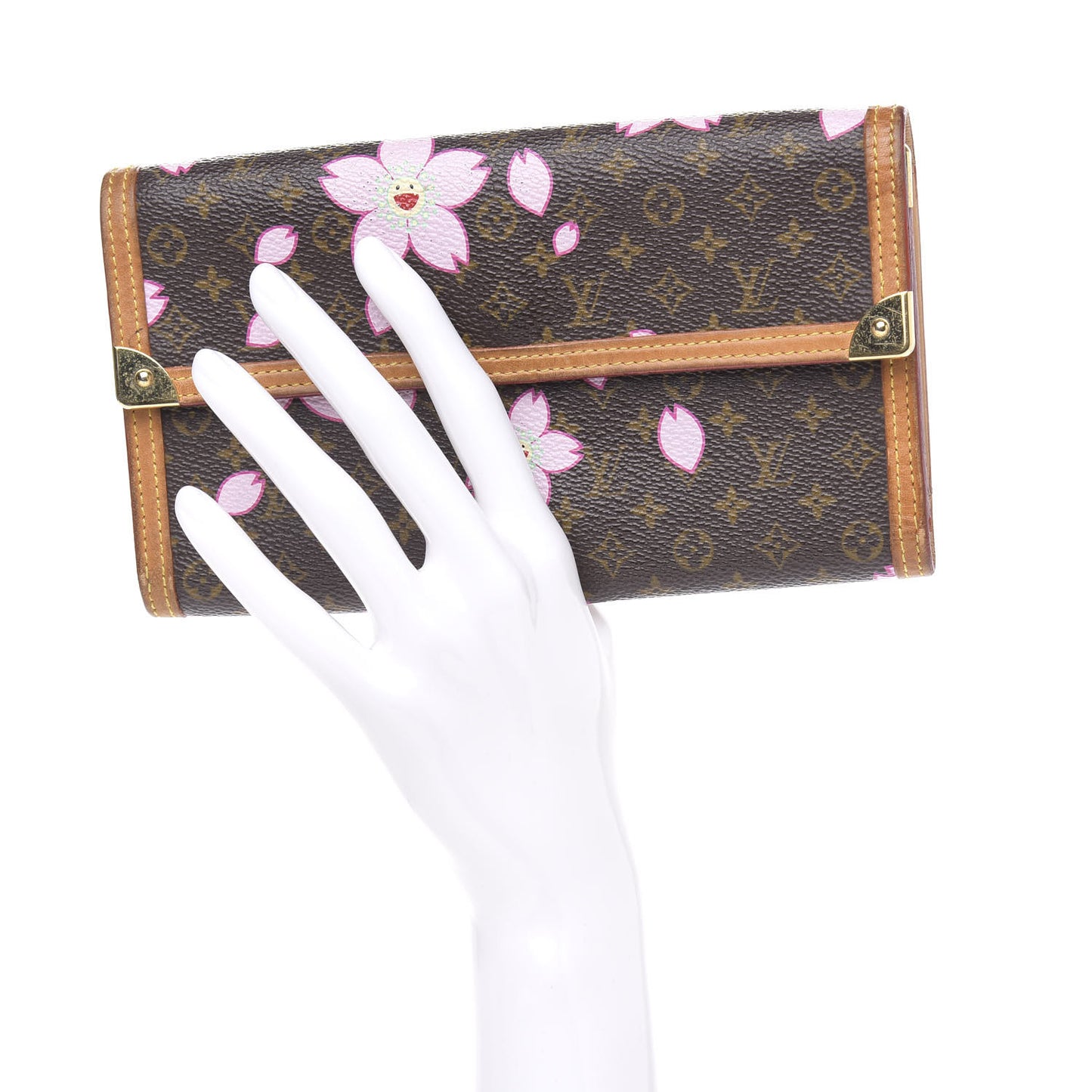 Monogram Cherry Blossom Porte Tresor International Wallet Brown