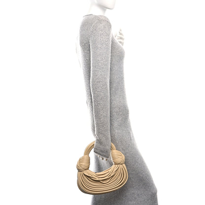 Bottega Veneta Nappa Mini Tubular Double Knot Porridge 2 of 10
