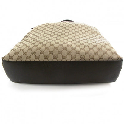 Gucci GG Monogram Large Web Handle Vertical Tote Dark Brown 4 of 10