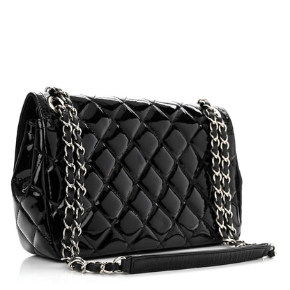 Chanel Patent Quilted Large Coco Shine Flap Black 3 of 13