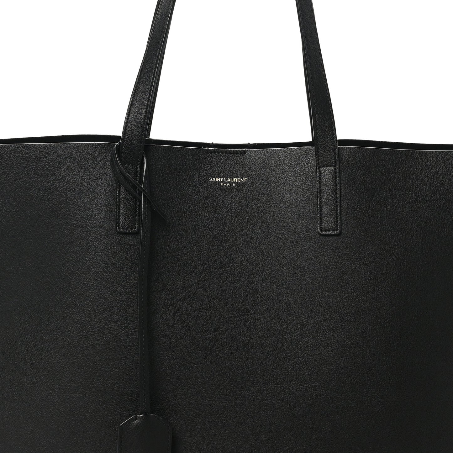 Calfskin Large Shopping Tote Black