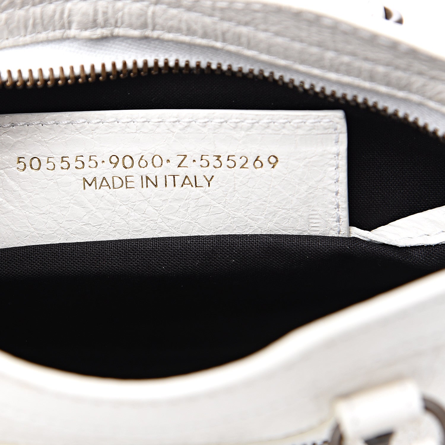 Balenciaga Agneau Classic Hardware Nano City White 6 of 9