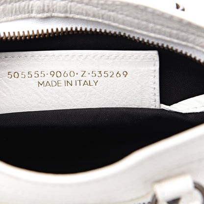 Balenciaga Agneau Classic Hardware Nano City White 6 of 9