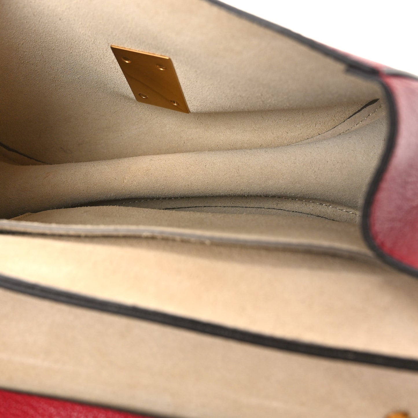 Goatskin Drew Shoulder Bag Red