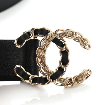 Chanel Calfskin CC Chain Belt 80 32 Black 8 of 8