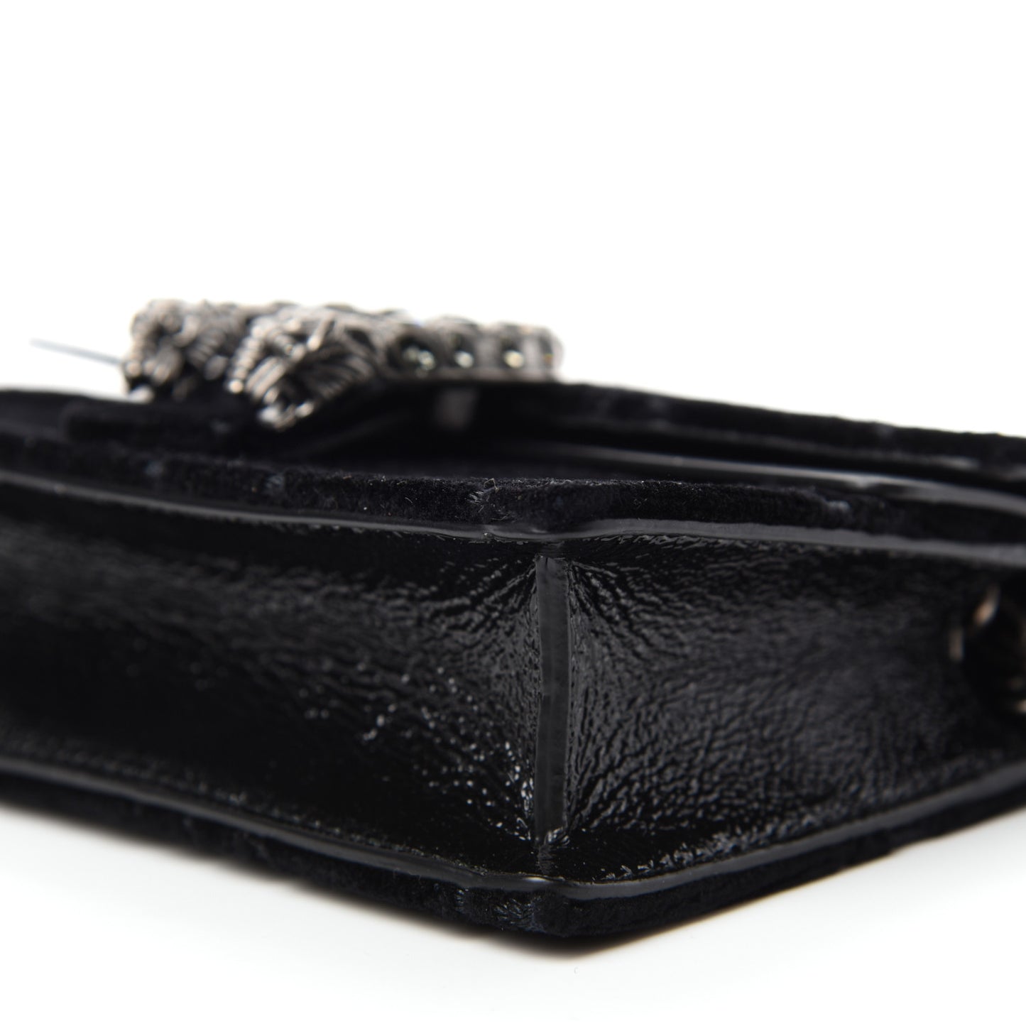 Velvet Super Mini Dionysus Shoulder Bag Black