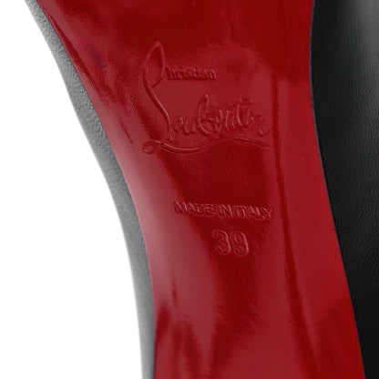 Christian Louboutin Shiny Nappa Pigalle Follies 100 Pumps 39 Black 7 of 11