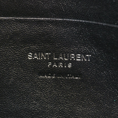 Saint Laurent Grain De Poudre Matelasse Monogram Mini Lou Camera Bag Green Field 6 of 11