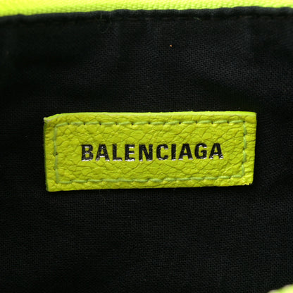Balenciaga Agneau Arena Le Cagole Chain Shoulder Bag XS Fluo Yellow 7 of 13