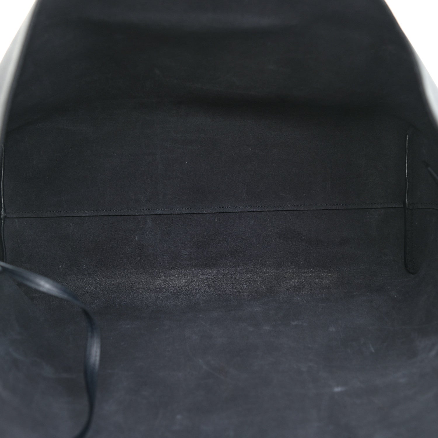 Saint Laurent Calfskin Large Shopping Tote Deep Marine 6 of 11