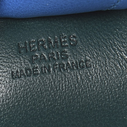 Hermes Milo Lambskin Grigri Rodeo Horse Bag Charm PM Malachite Bleu Zanzibar Lime 3 of 3