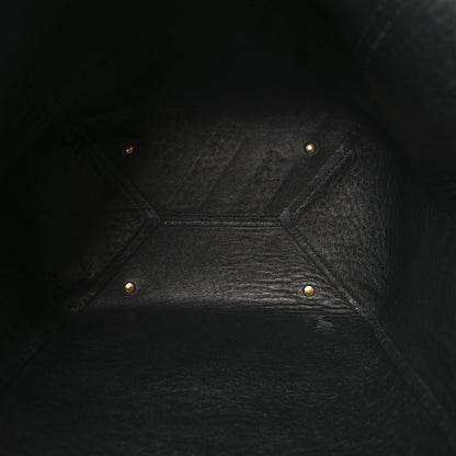Burberry Heritage Grain Check Embossed Medium Dewsbury Tote Black 6 of 12