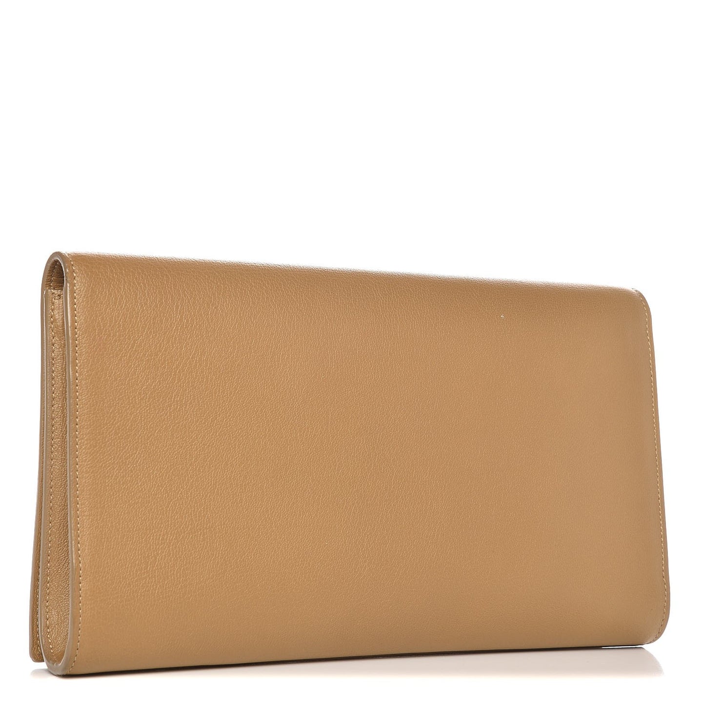 Calfskin Large Belle De Jour Clutch Beige