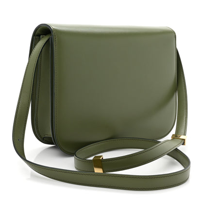 Celine Box Calfskin Classic Box Medium Flap Bag Army Green 3 of 11