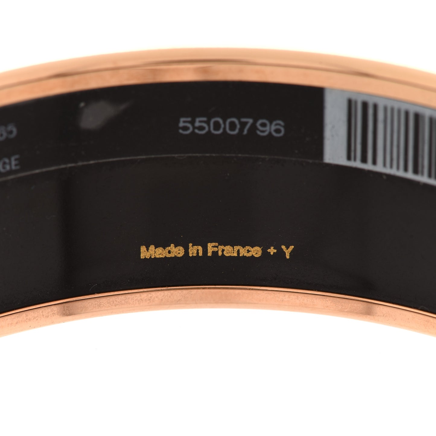 Enamel Printed Wide Les Cles Bracelet 70 Terre Orange