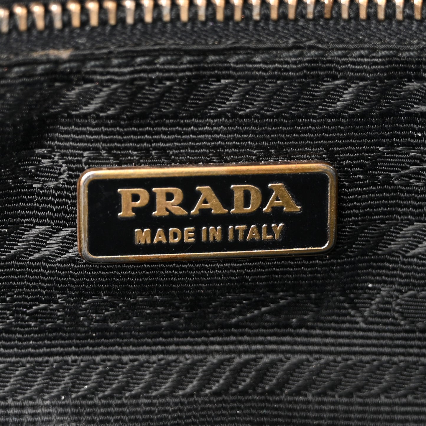Nylon Saffiano Small Top Handle Bag Black
