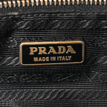 Prada Nylon Saffiano Small Top Handle Bag Black 6 of 14