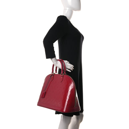 Louis Vuitton Vernis Alma GM Rose Indien 2 of 23