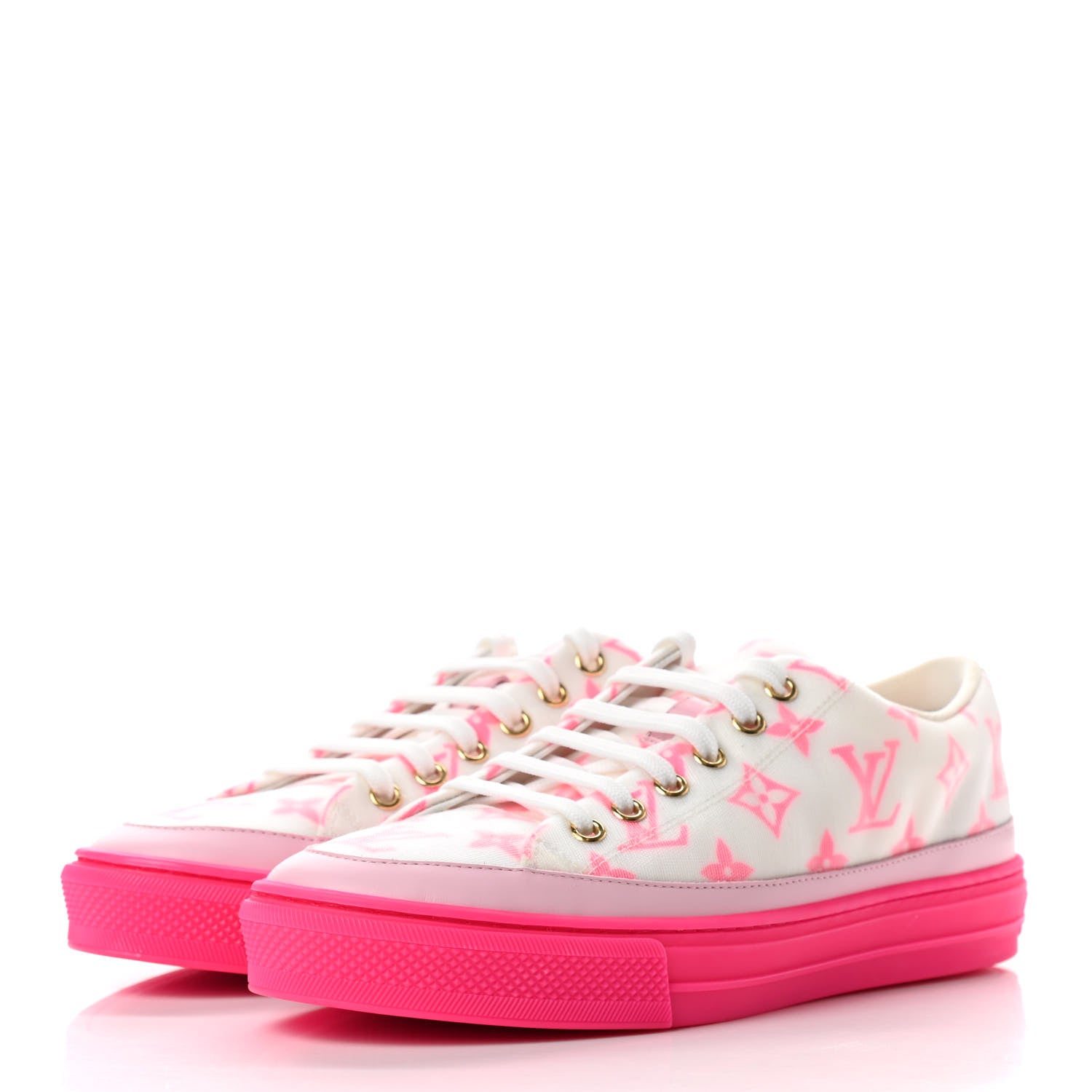 Louis Vuitton Technical Fabric Monogram Stellar Sneakers 38 Rose Pop 3 of 9