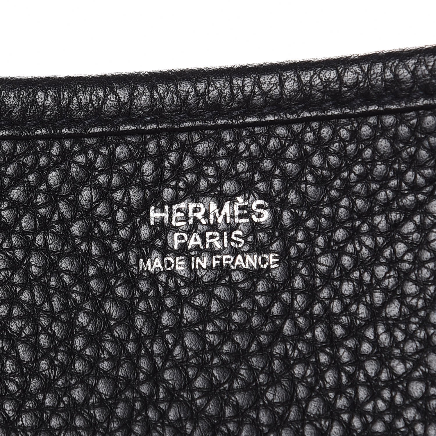 Hermes Taurillon Clemence Evelyne II TGM Black 6 of 9