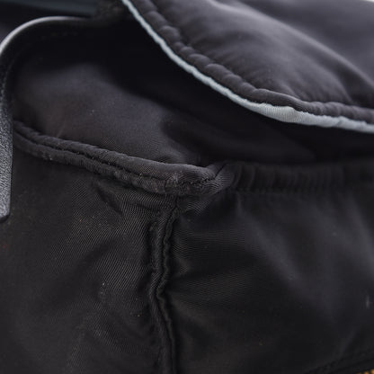 Prada Tessuto Nylon Etiquette Flap Black 14 of 16