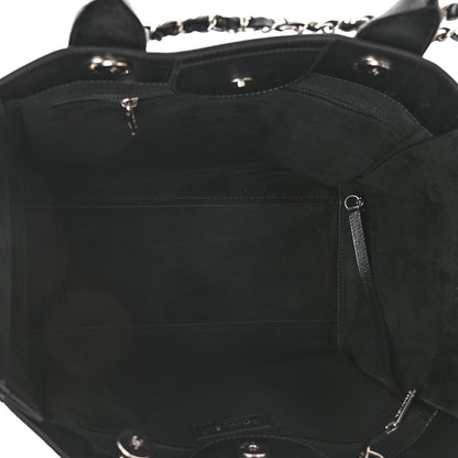 Chanel Caviar Small Studded Deauville Tote Black 5 of 10