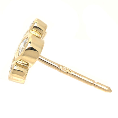 Temple St. Clair 18K Yellow Gold Diamond Small Classic Trio Earrings 5 of 6