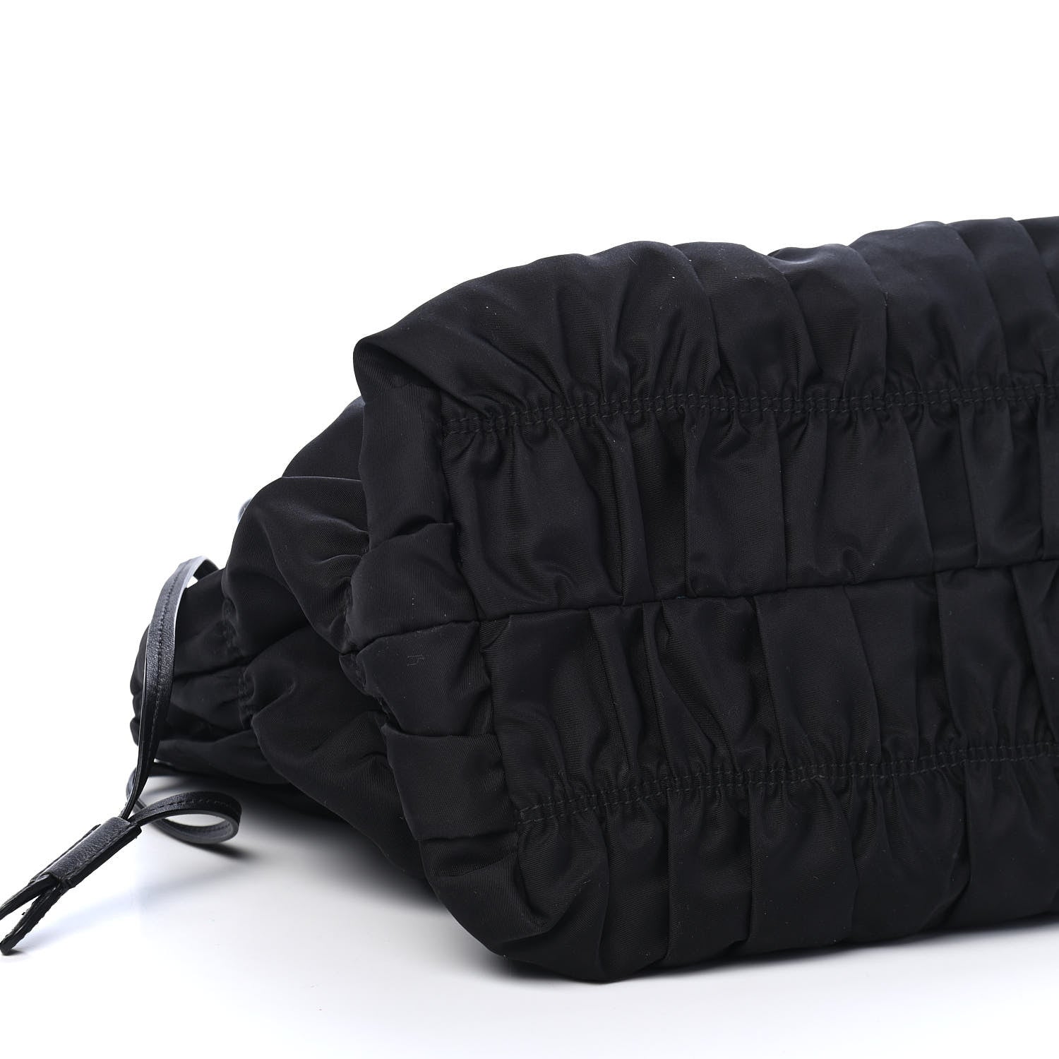 Prada Tessuto Nylon Nappa Gaufre Shopping Satchel Black 8 of 9
