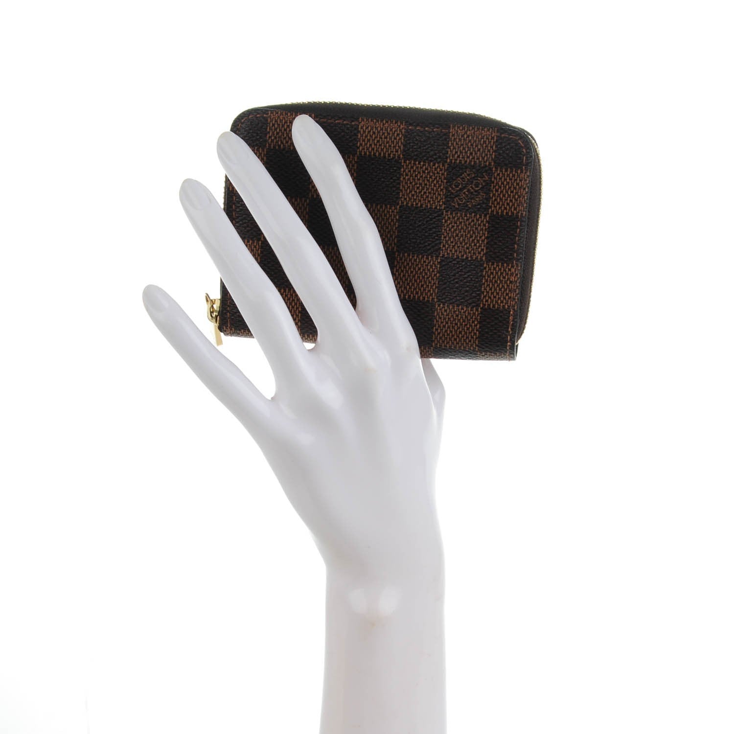 Louis Vuitton Damier Ebene Zippy Coin Purse 2 of 7