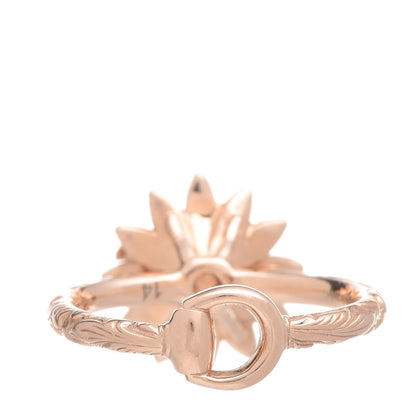 Gucci 18K Rose Gold Diamond Flora Ring 52 6 3 of 7