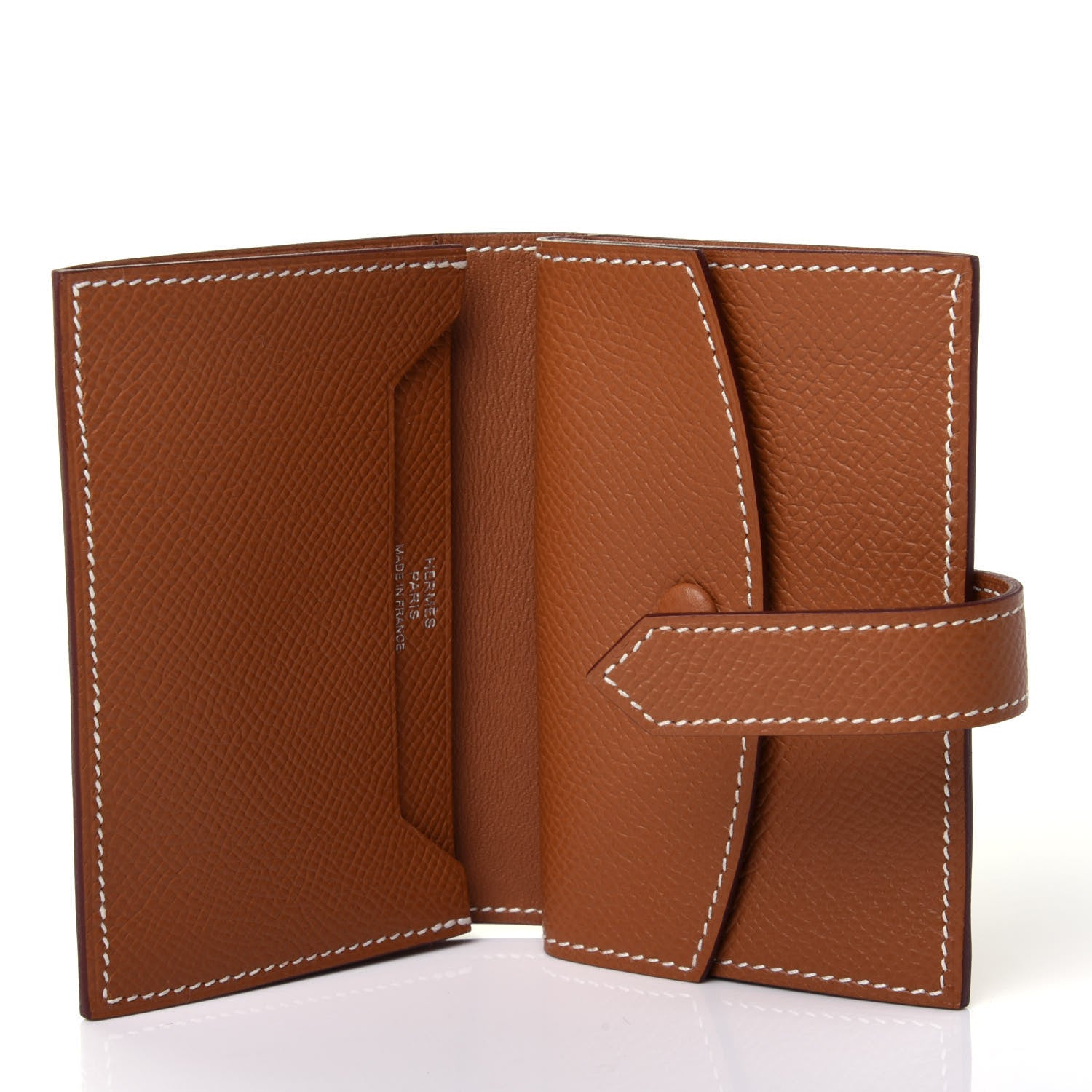 Hermes Epsom Mini Bearn Wallet Gold 4 of 4
