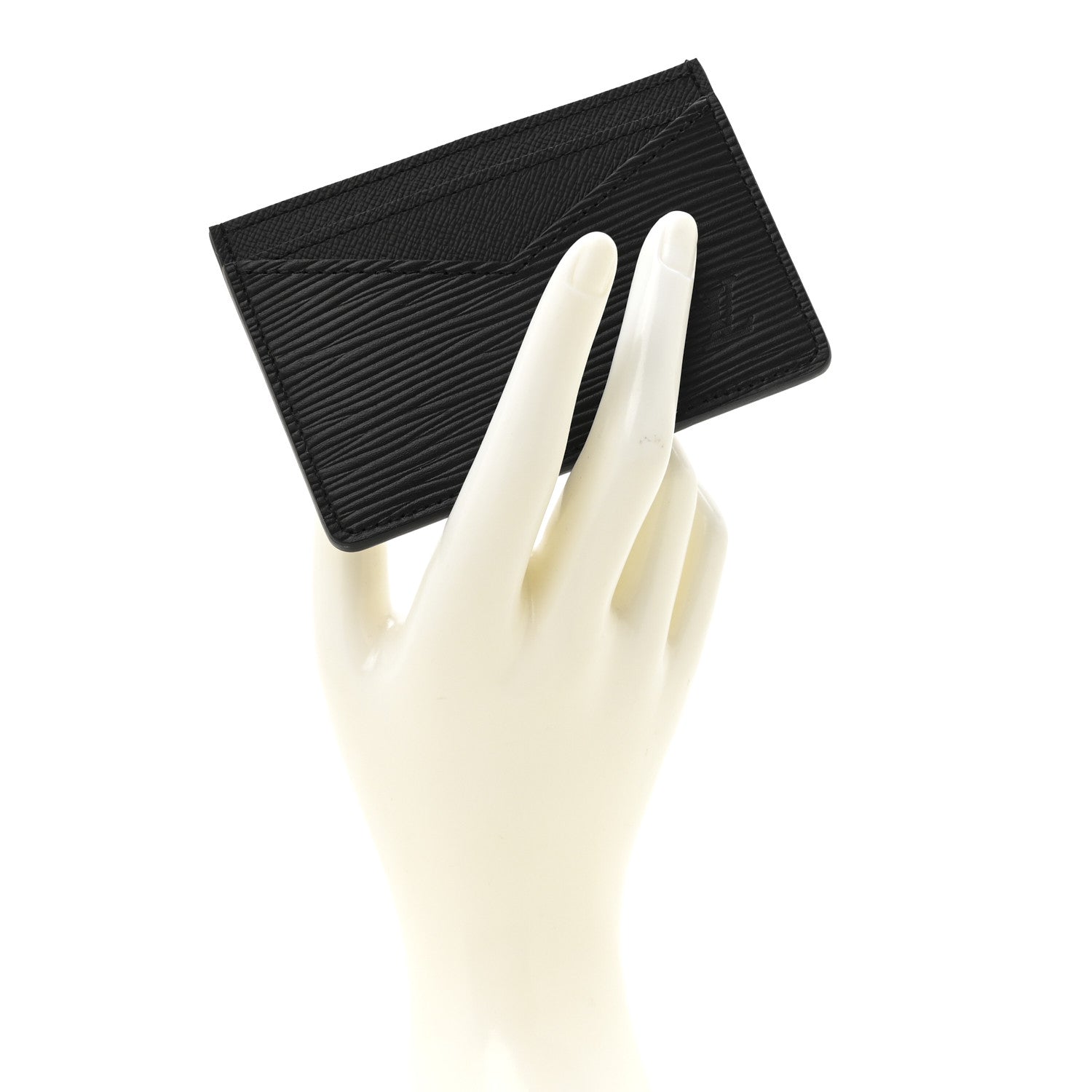 Louis Vuitton Epi Neo Porte-Cartes Card Holder Black 2 of 7
