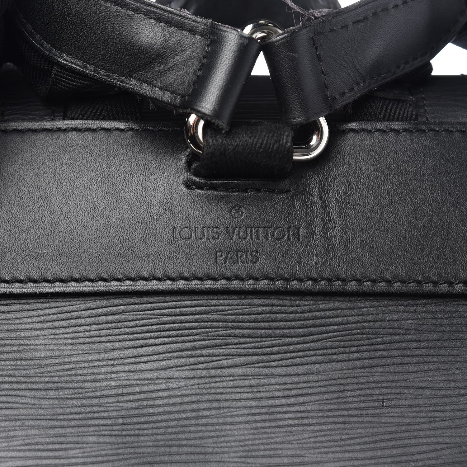 Louis Vuitton Epi Christopher Backpack PM Black 8 of 12