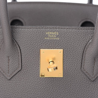 Hermes Togo Birkin 30 Etain 14 of 30