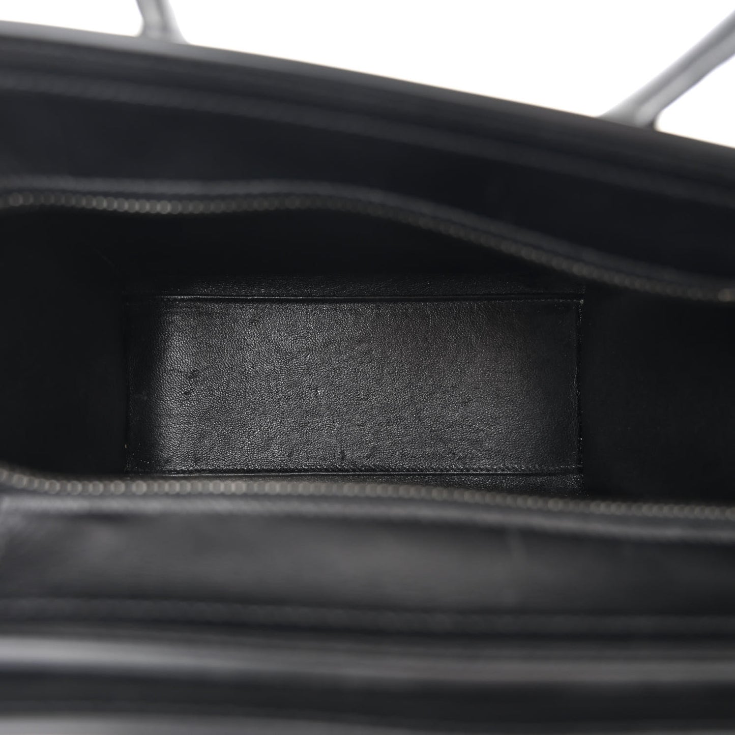 Grained Baby Calfskin Nubuck Nano Tri-Color Luggage White