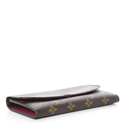 Louis Vuitton Monogram Emilie Wallet Fuchsia 4 of 13