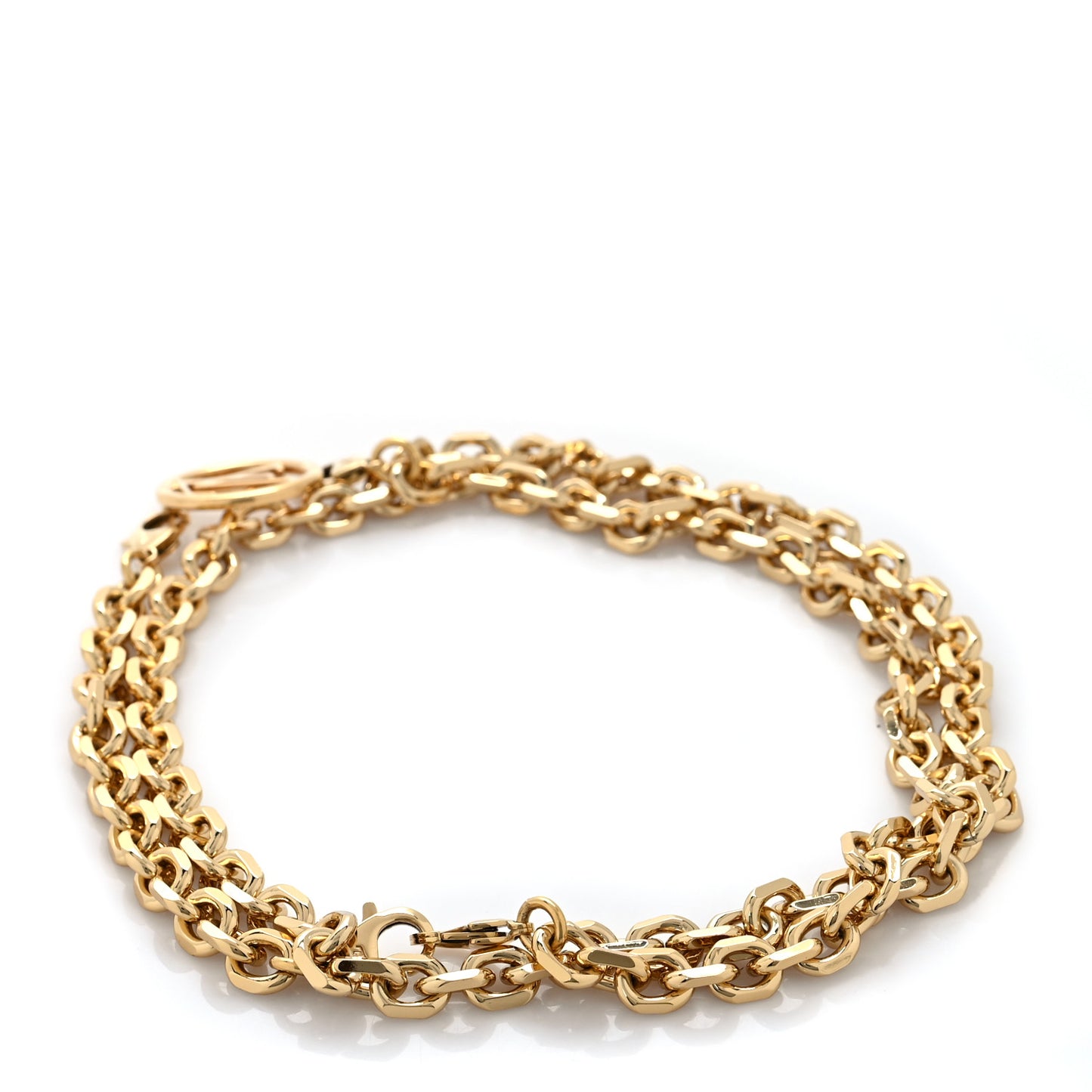 Metal Pochette Coussin Chain Strap Gold